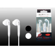 Trade Shop - Auricolari Con Microfono Cuffie Per Iphone Galaxy Smartphone Musica Maxtech Au-2t002 -