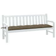 Cuscino Panca da Giardino-Cuscini per panchina da esterno Tortora M¨¦lange 180x50x7cm in Tessuto
