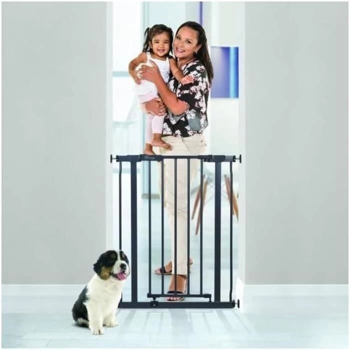 Cancelletto di sicurezza - DREAMBABY - AVA - Montaggio a pressione - 61-68 x 75 cm - Doppia chiusura - Antracite