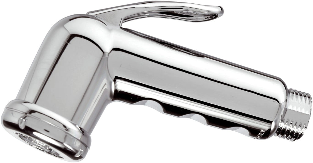 Doccetta shut-off cromata in abs stampata made in italy.