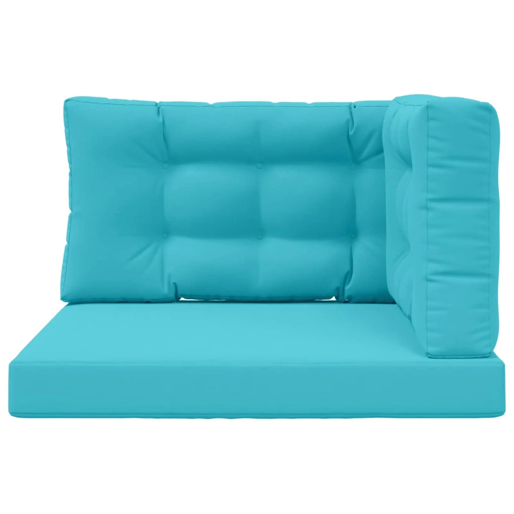 Cuscino per divano da esterno 3 pcs Turchese Poliestere