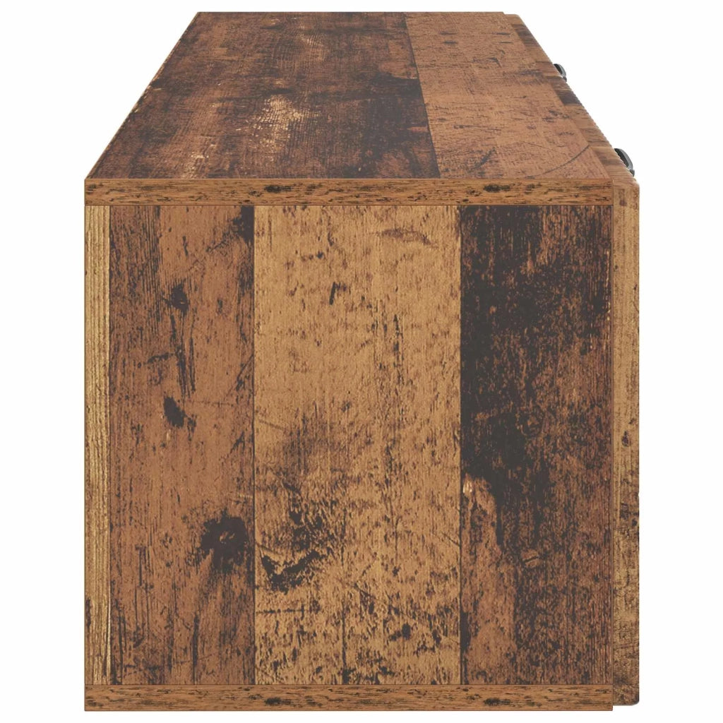 Mobile Porta TV da Muro Legno antico 98 x 31 x 30 cm 899073