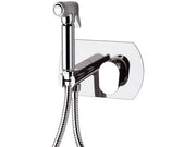 Miscelatore incasso per shut-off con doccetta shut-off, supporto doccia e flessibile doccia