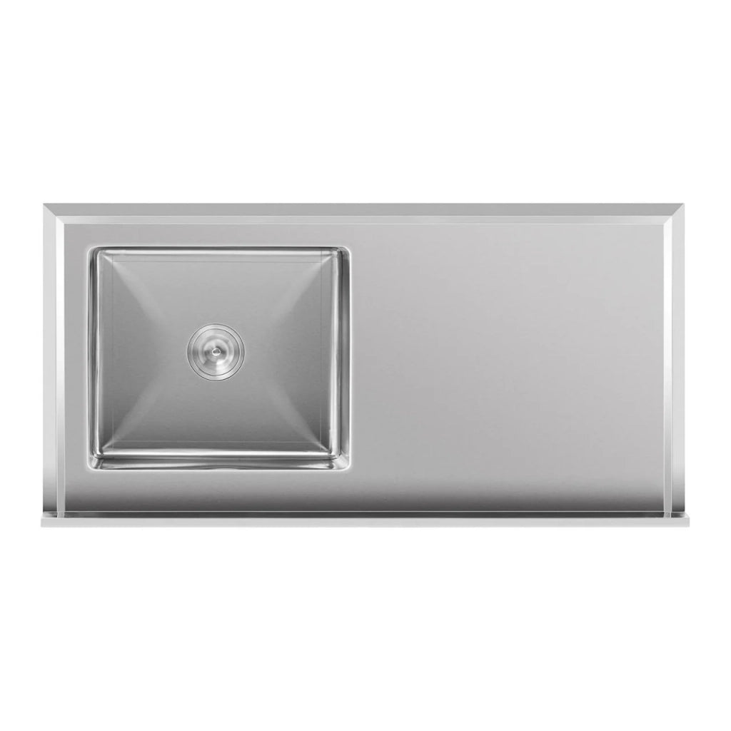 Lavello professionale a una vasca 49 x 42 x 24 cm acciaio inox 14_0000163