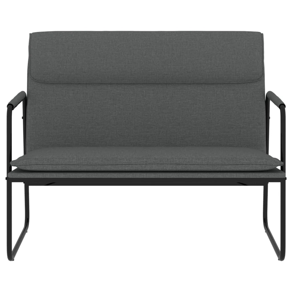 Panca/panca 100 x 64 x 80 cm tessuto grigio scuro 02_0010566