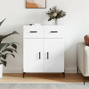 Credenza-Buffet-Armadio da cucina Bianca 69,5x34x90 cm in Legno Multistrato 683988