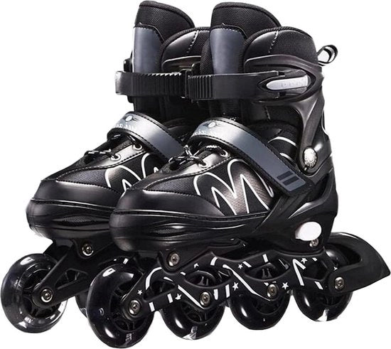 Inlineskates Professionali Adattabili per Adulti e Bambini - Skates Comfortevoli per Ragazze a 4 Ruote