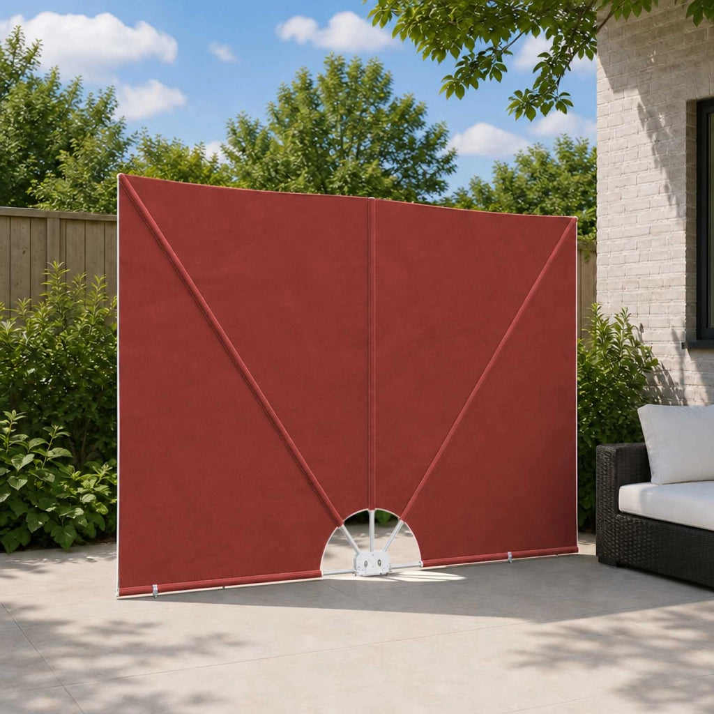 Tenda Laterale per Terrazza Pieghevole Terracotta 300x200 cm 44573