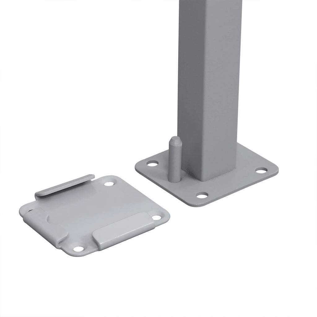 Tenda da sole laterale per balcone e terrazza parasole frangivista 200 x 350 cm grigio antracite 12_0001852
