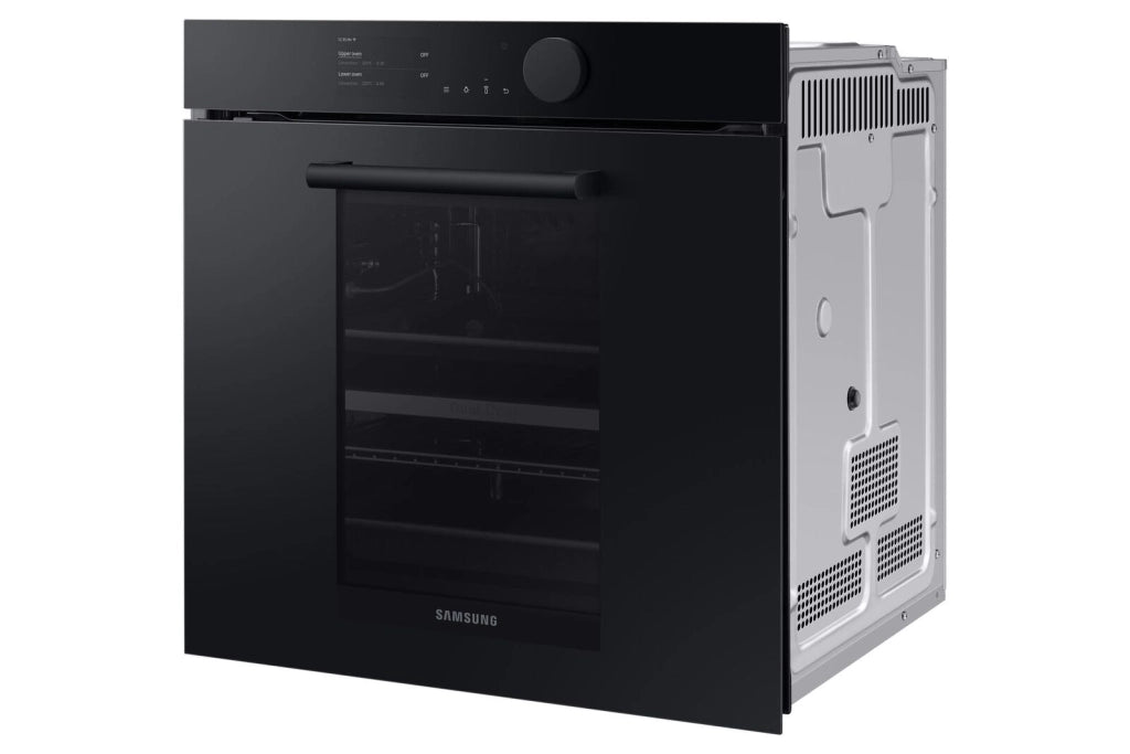 Samsung NV75T9579CD Infinite Line Forno Elettrico Multifunzione Dual Cook da Incasso Pirolitico Capacita' 75 Litri Classe Energetica A+ 50 Funzioni Wi-Fi Display Touch 60 cm Graphite Grey