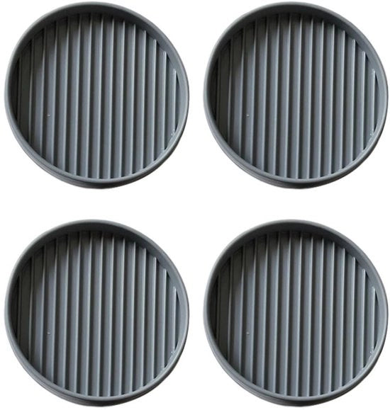 Pads di protezione per pavimento in legno - 4 pezzi - Ronde protezioni per pavimento - Idonei per pavimenti in legno - Grigio