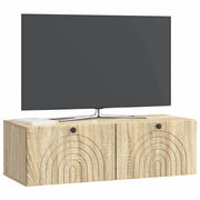 Mobile TV da Muro | Armadietto TV | Mobile Porta TV Rovere Sonoma 98 x 41 x 30 cm