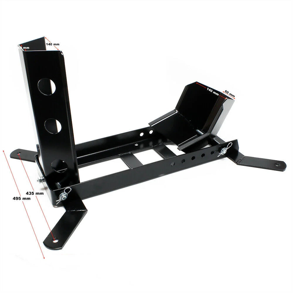 Cavalletto per moto blocca ruota cavalletto regolabile fino a 450 kg cavalletto per moto nero 16_0002929