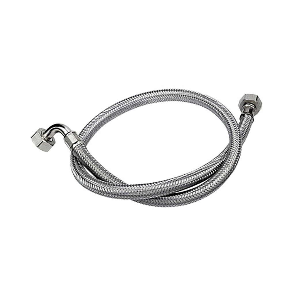TUBO DI CARICO INOX GIGANTE CON CURVETTA- cm 100- Remer- pezzi 1