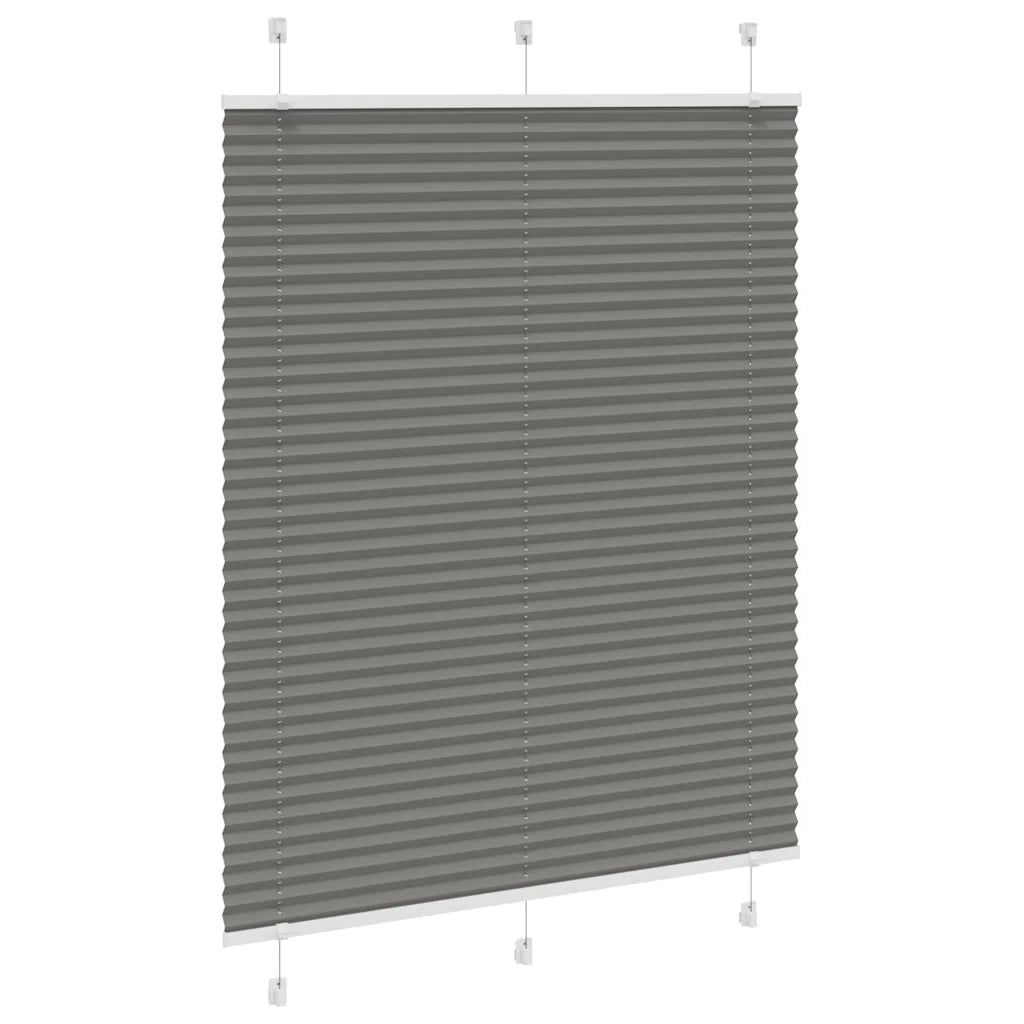 Tenda Plissettata Antracite 105x150cm Larghezza Tessuto 104,4cm 4015093