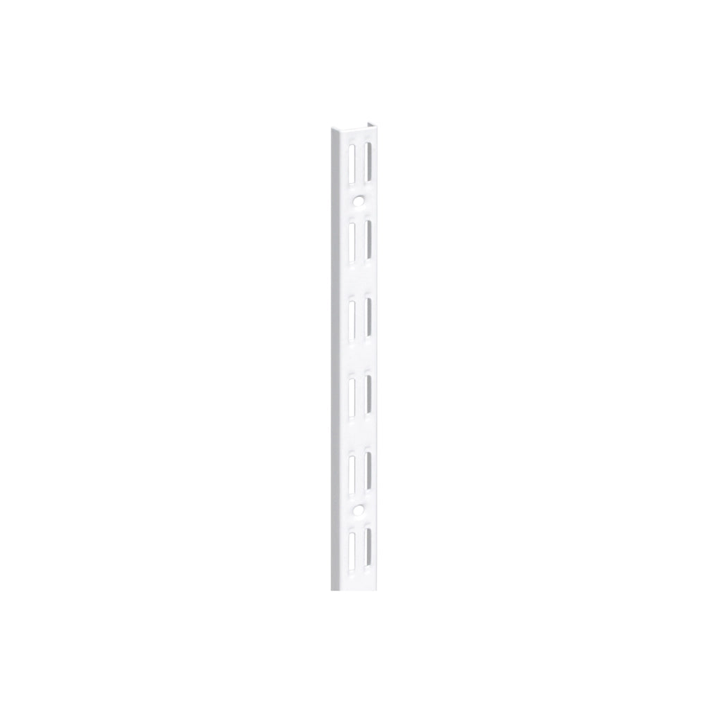 Cremagliera binario doppio - 50 cm. - bianco