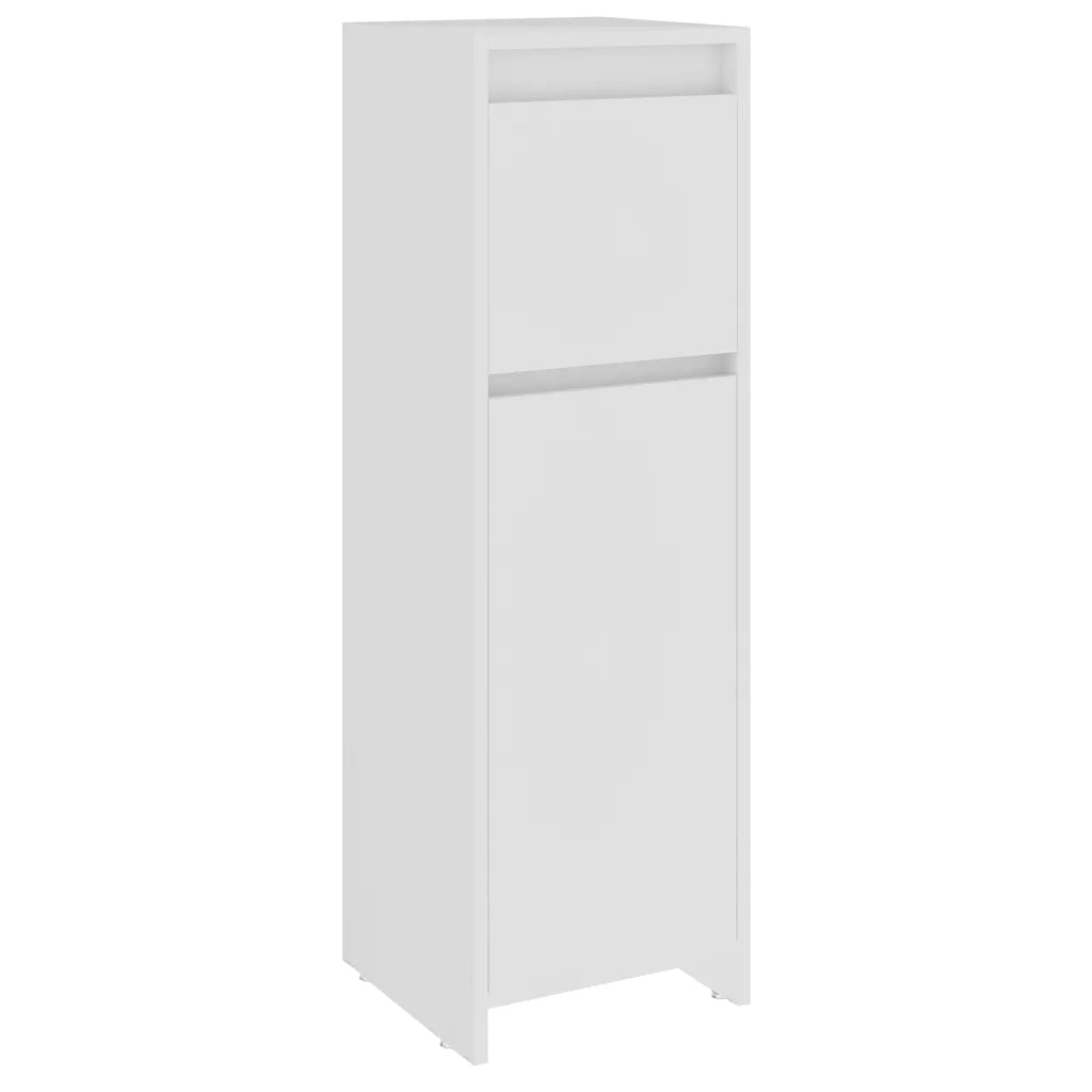 Armadio da Bagno | Mobile da Bagno Bianco 30x30x95 cm in Legno Multistrato