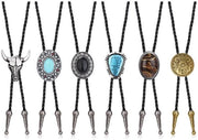 Cintura di stoffa in pelle manuale 6 pezzi - Accessori da cowboy - Accessori per Halloween - Accessori moda - Gioielli eleganti