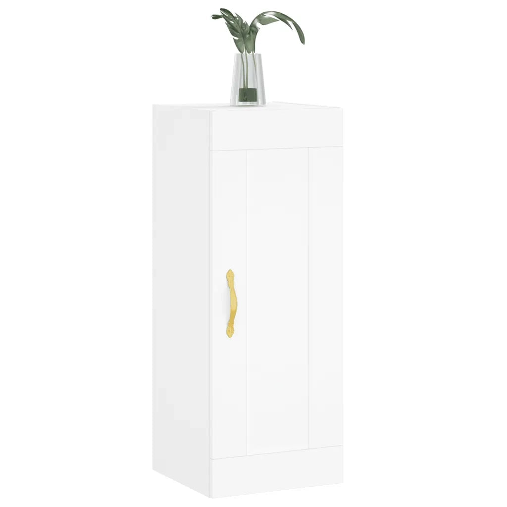 Mobile a Parete Bianco 34,5x34x90 cm in Legno Multistratocod mxl 106867