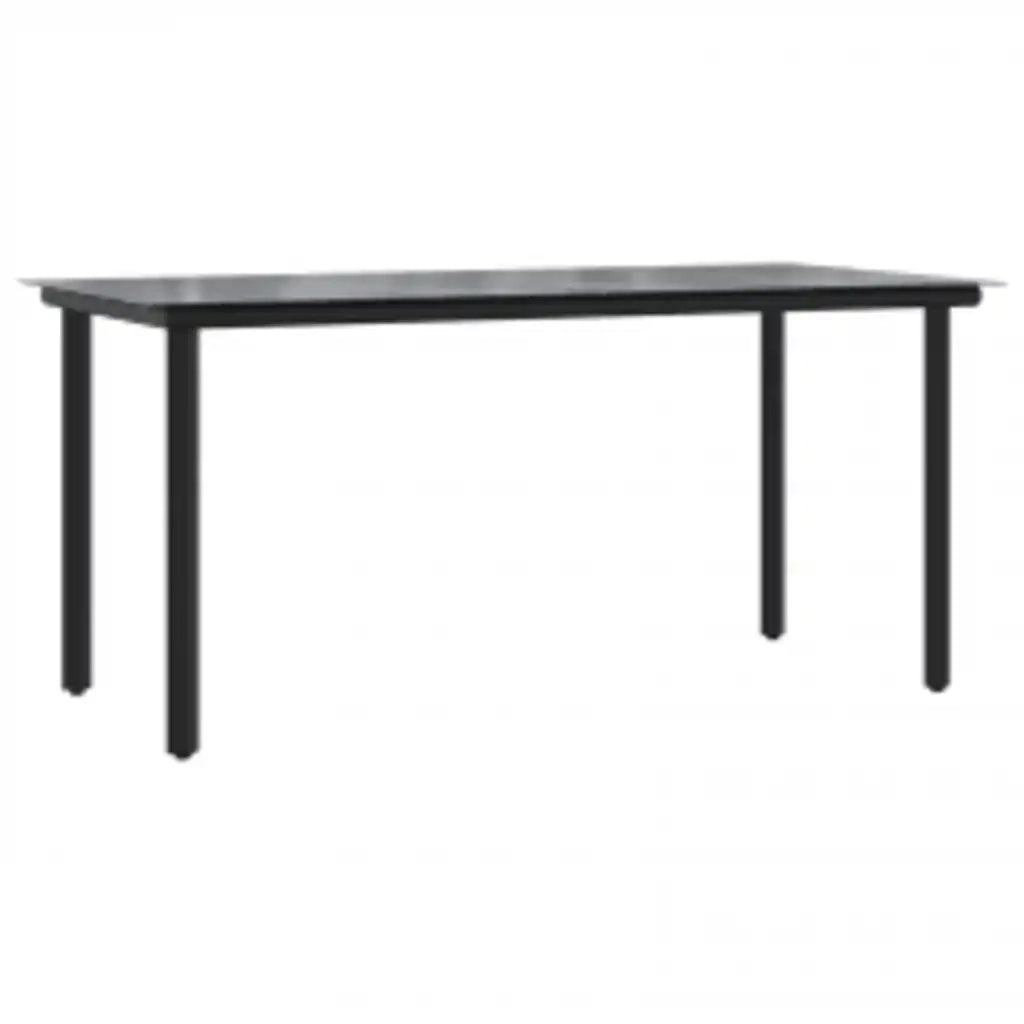 Set da Pranzo da Giardino con Cuscini 5 pz Polyrattan Vetro 3334614