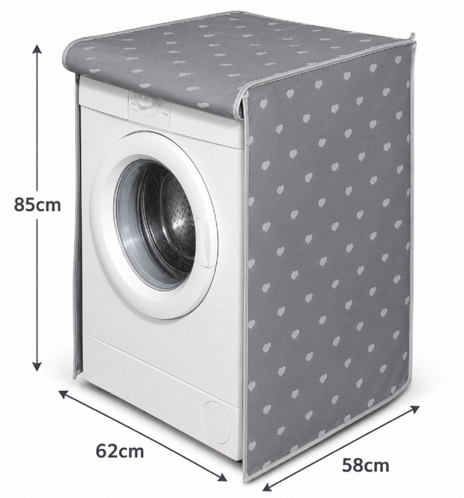 Telo Coprilavatrice Impermeabile 58x62x85 cm con Cerniera Lavabile 59380