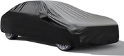 Cappotto auto - Protezione della superficie - Impermeabile - Copertura elastica per auto - Garage sotterraneo - Esposizione auto - Interno e esterno - Nero
