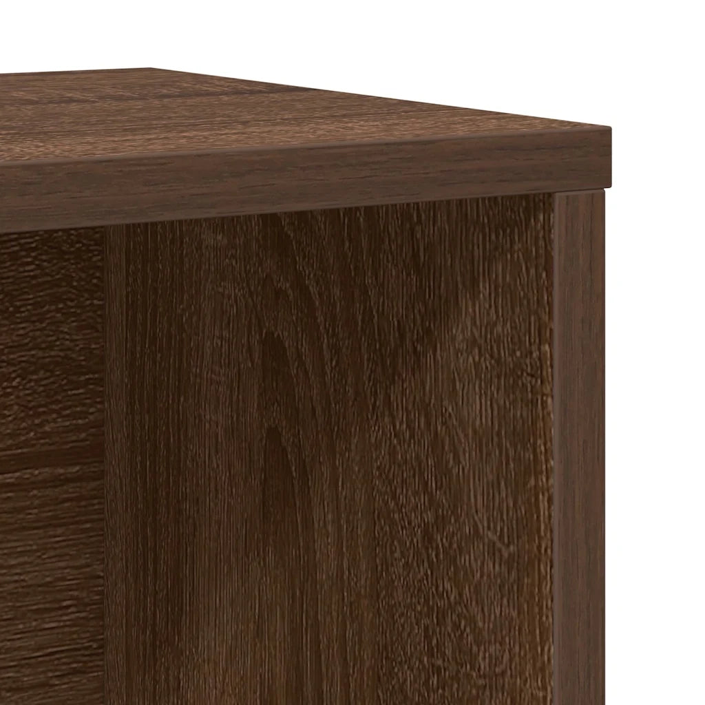 Libreria Rovere Marrone 60x24x76,5 cm in Legno Multistrato 860388