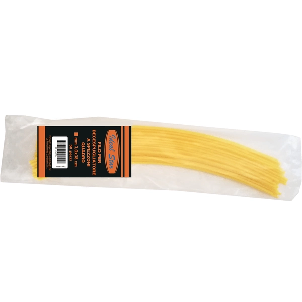 FILO PER DECESPUGLIATORE QUADRO A SPEZZONI IDEAL STAR mm 3,0x38cm - 50 pezzi - IDEAL STAR
