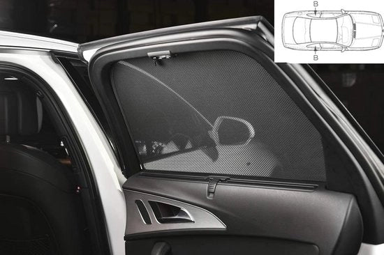 Ombrelloni per portiere posteriori per Volvo V60 (2010-2018) - 4 pezzi