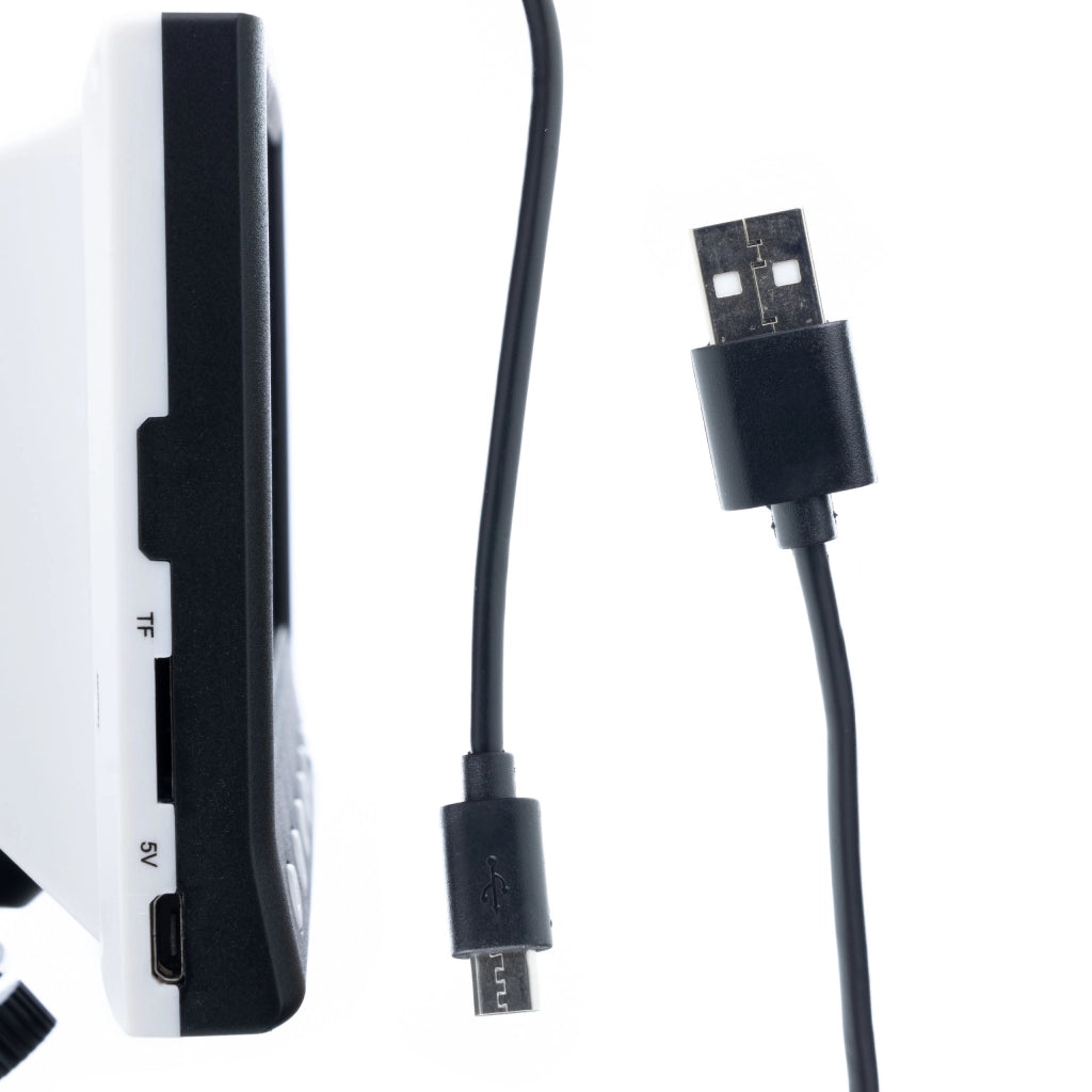 Mikroscopio Digitale DM7-B1 – Schermo LCD 4,3" | Ingrandimento 40X-1000X | Connessione PC, 8 LED Regolabili, MicroSD