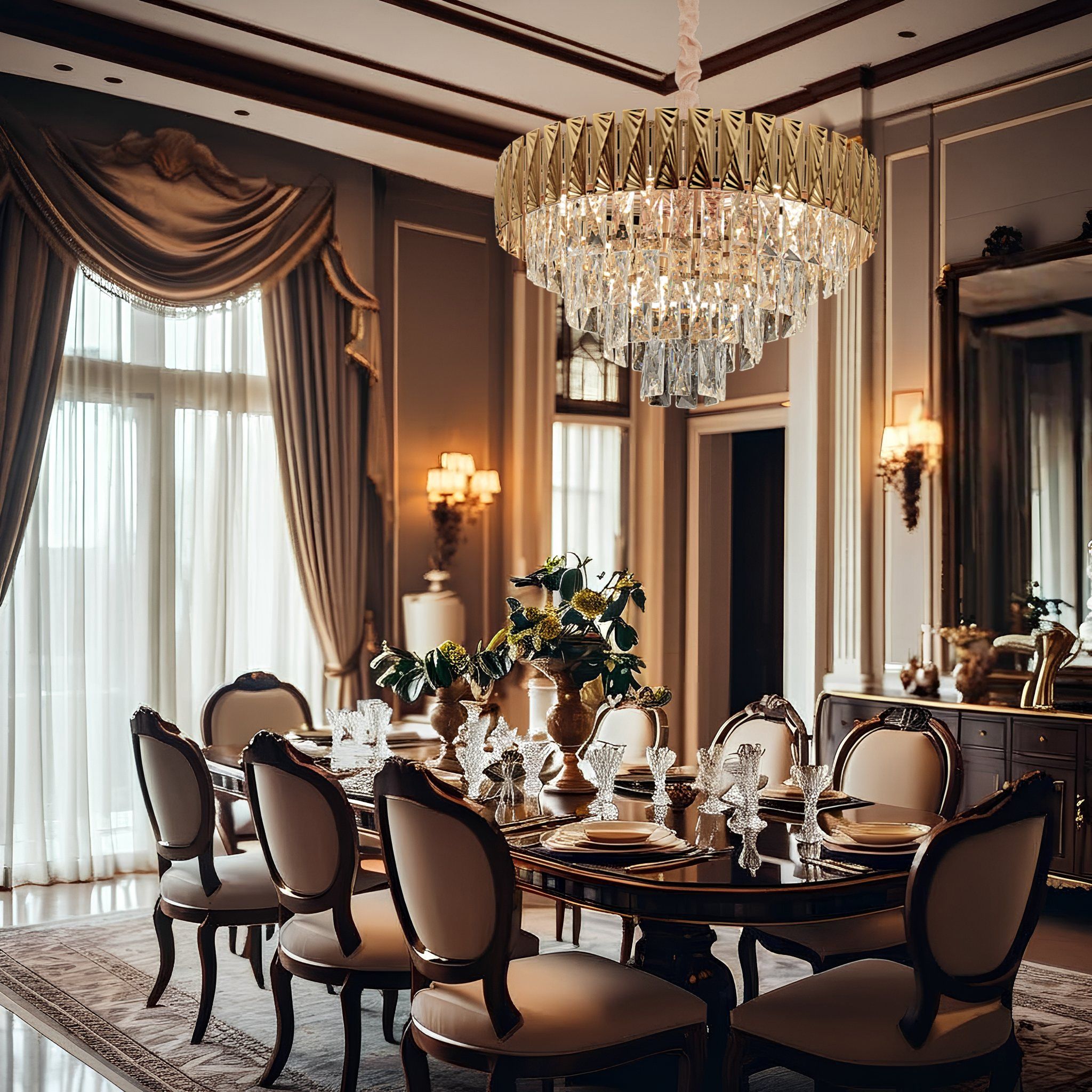 Lampada Cristal G060-cp 60cm