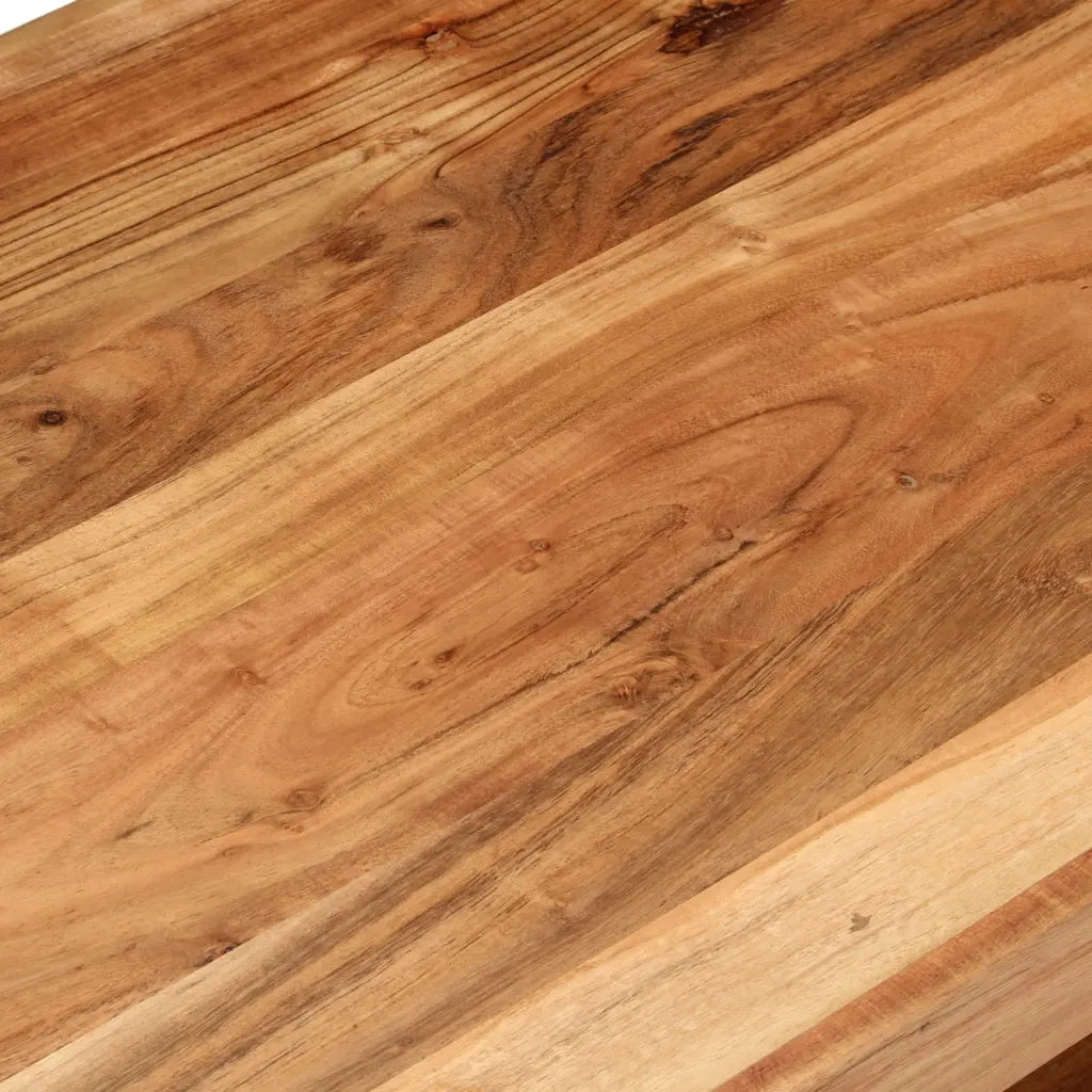 Tavolino da salotto | Tavolino da caff¨¨ | Tavolino da Soggiorno 120x55x40 cm in Legno Massello di Acacia