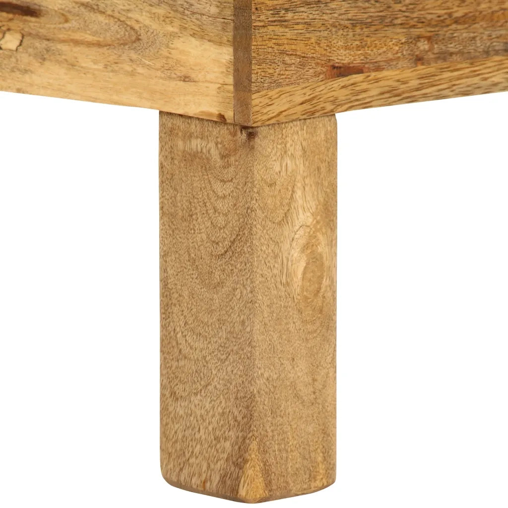 Tavolino da CaffÃ¨ in Legno Massello di Mango 110x55x35 cm cod mxl 14592