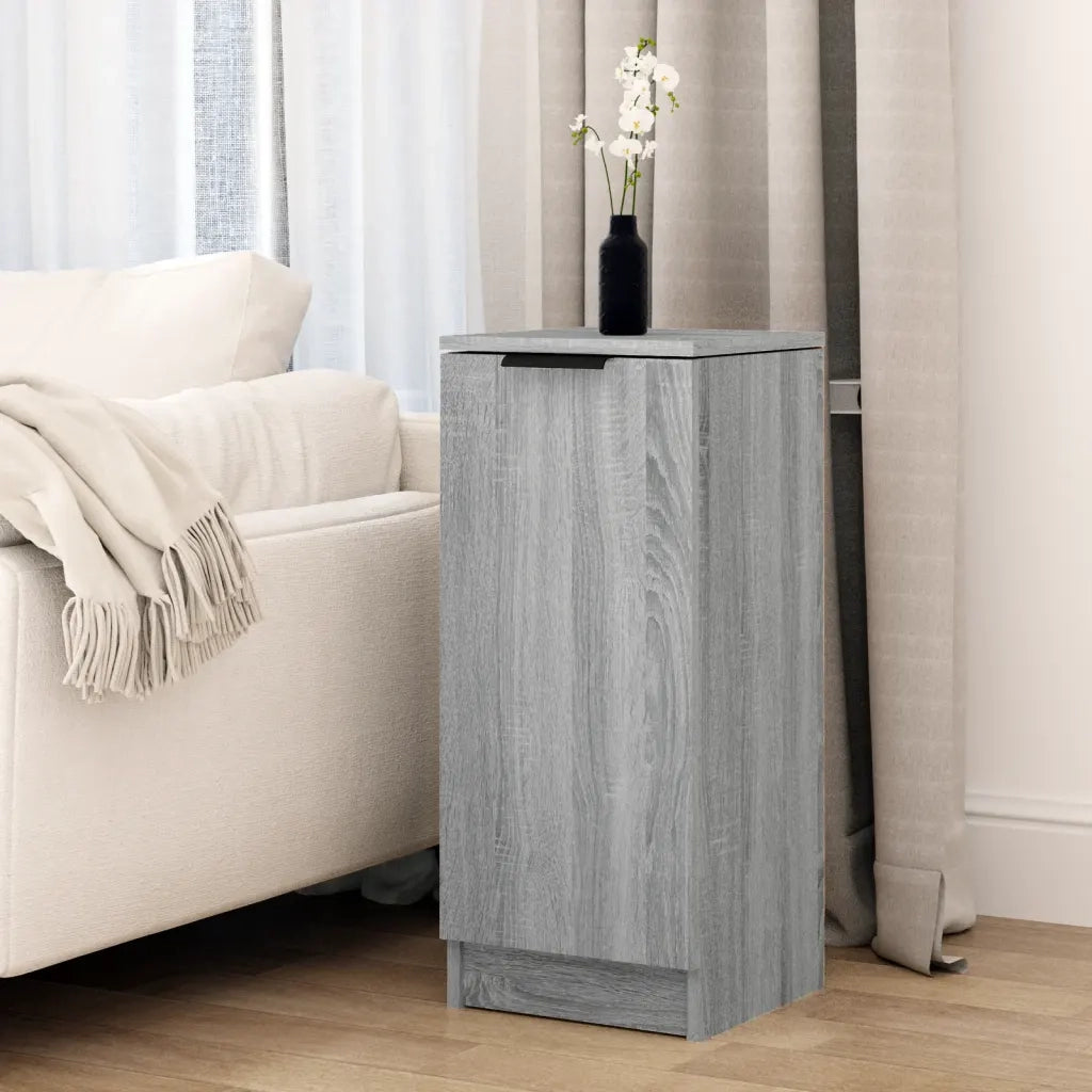 Credenza Grigio Sonoma 30x30x70 cm in Legno Multistrato 817008