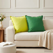 Federa 6 pz HOUTEN Verde 60 x 60 cm Poliestere 920808