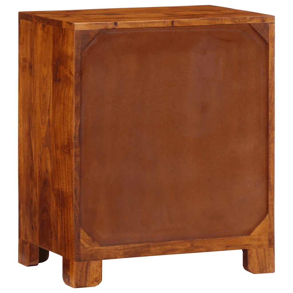 Credenza-Buffet-Armadio da cucina Multicolore 50x35x60 in Legno Massello di Acacia 531864