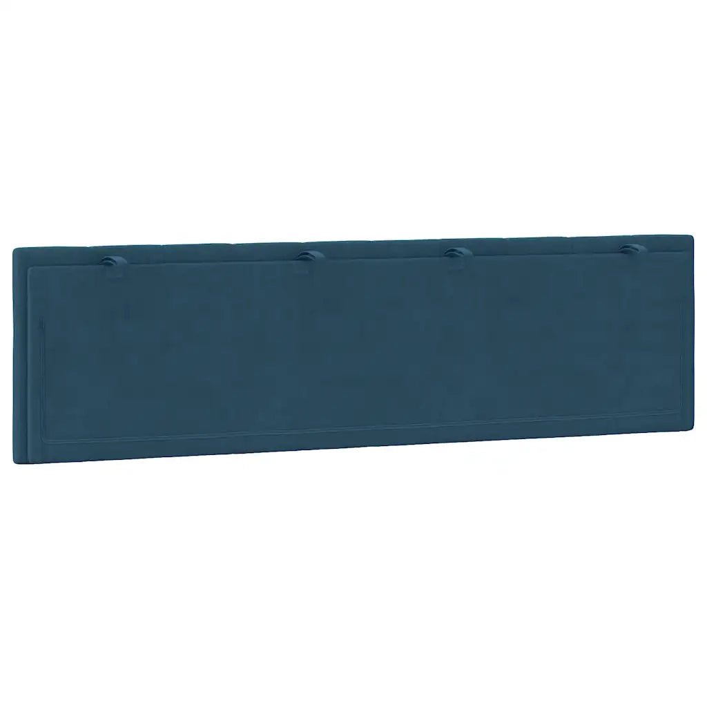 Cuscino Testiera Hanko Blu 180 cm in Velluto CFW7592920