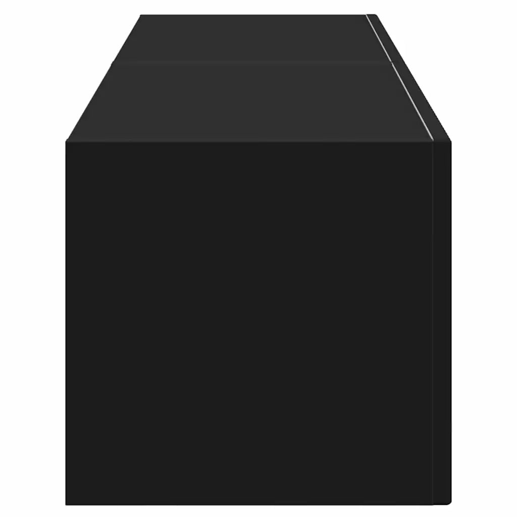 Mobile TV da parete 2 pz-Set di 2 Mobile TV a Muro-Credenza TV Nero 60 x 31 x 29.5 cm 196399