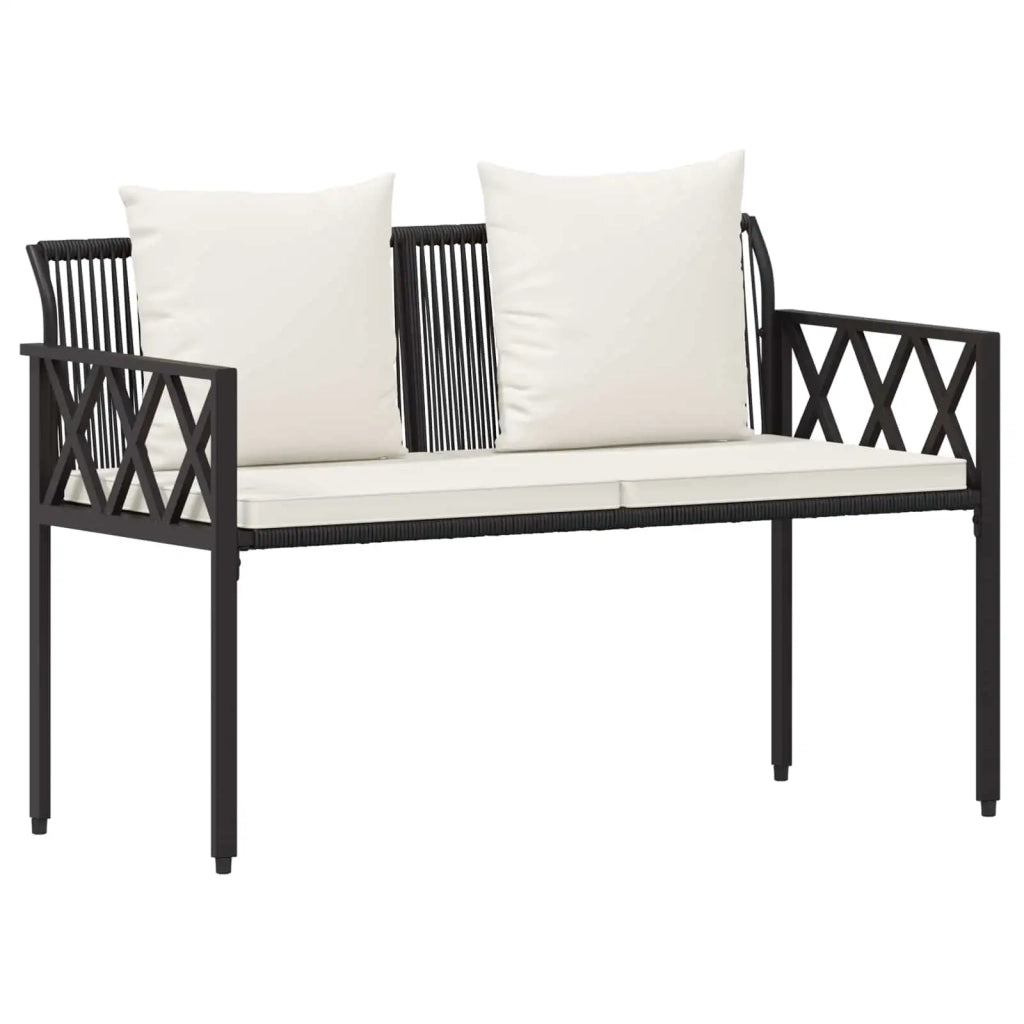 Panchine da esterno 2 -Seater 116 x 56 x 75 cm polyrattan 42025352