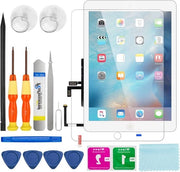 Tastiera Touchscreen di Sostituzione per iPad Air 1ª Generazione - Adatto per A1474 A1475 A1476, Bianco, Qualità Elevata, Installazione Facile