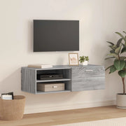 Armadio in Legno con cassetto Grigio Sonoma 100,5 x 39 x 30 cm 880247
