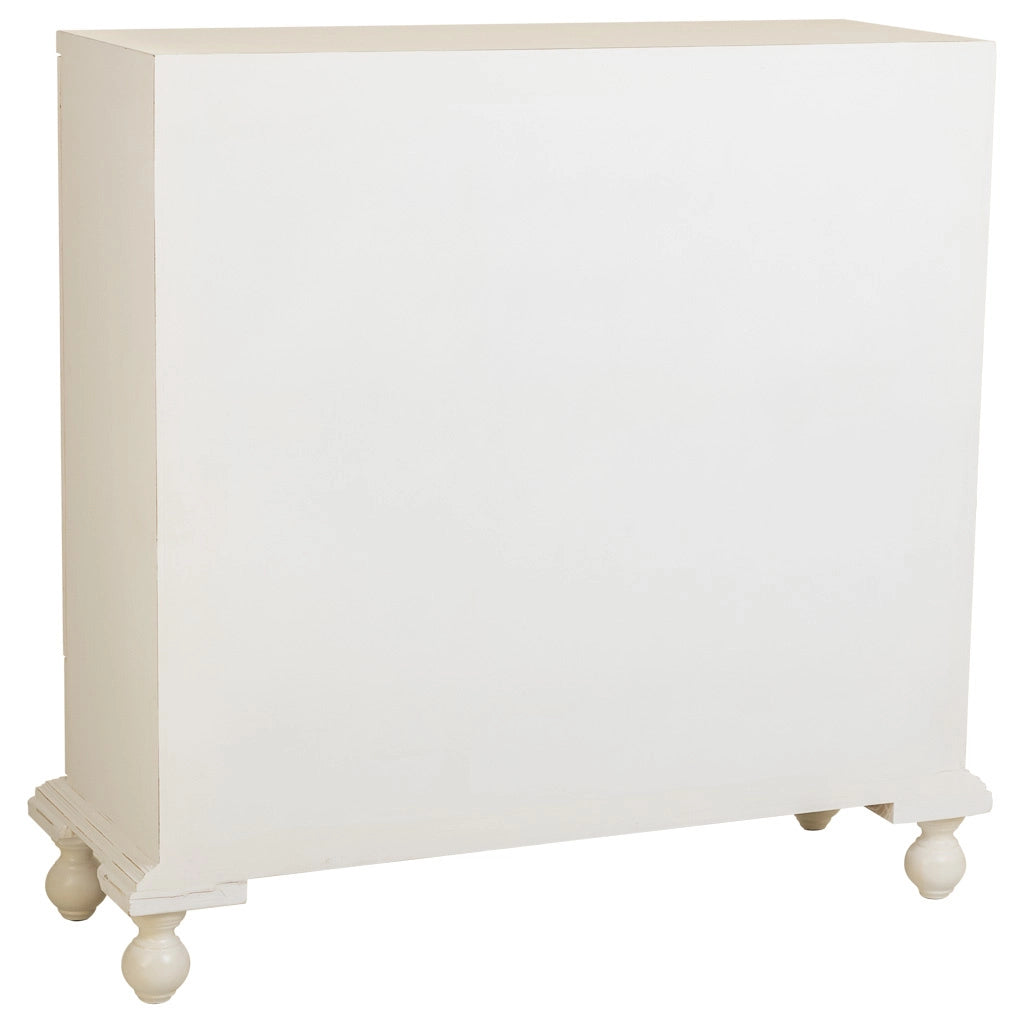 Credenza in legno bianco 115x43x110h