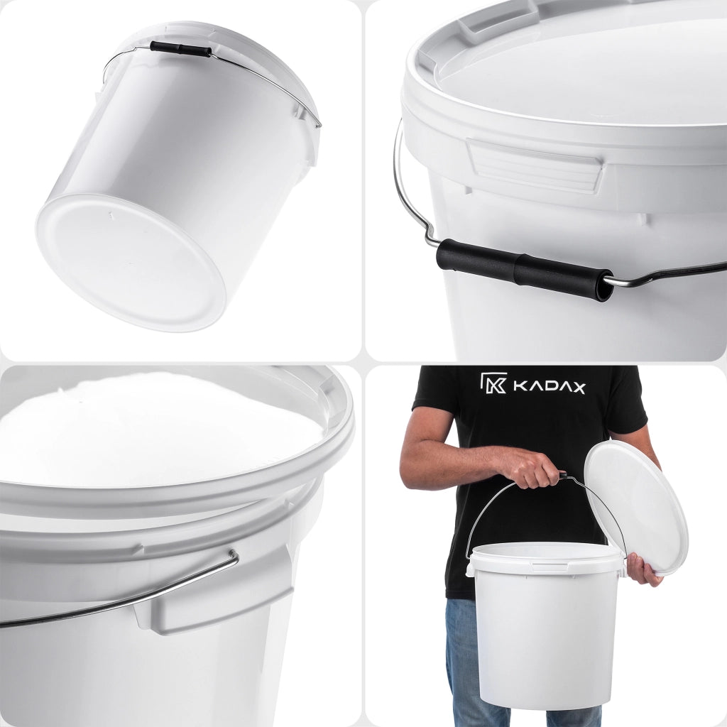 Contenitore per fermentazione KADAX da 20 litri, secchio per vino, liquori e birra con coperchio, fermentatore