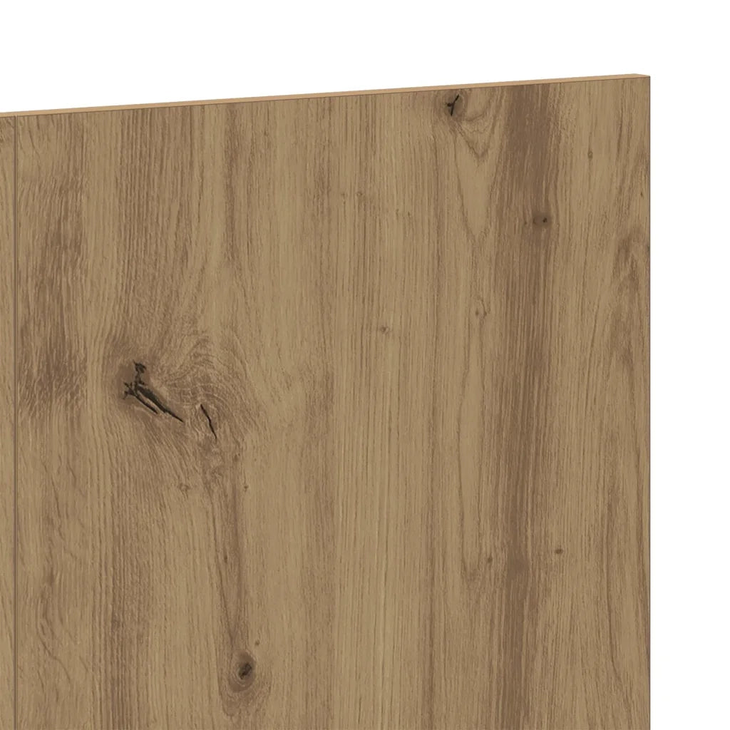 Testiera a Parete Legno Artigianale 240x1,5x80 cm in Truciolato 856831