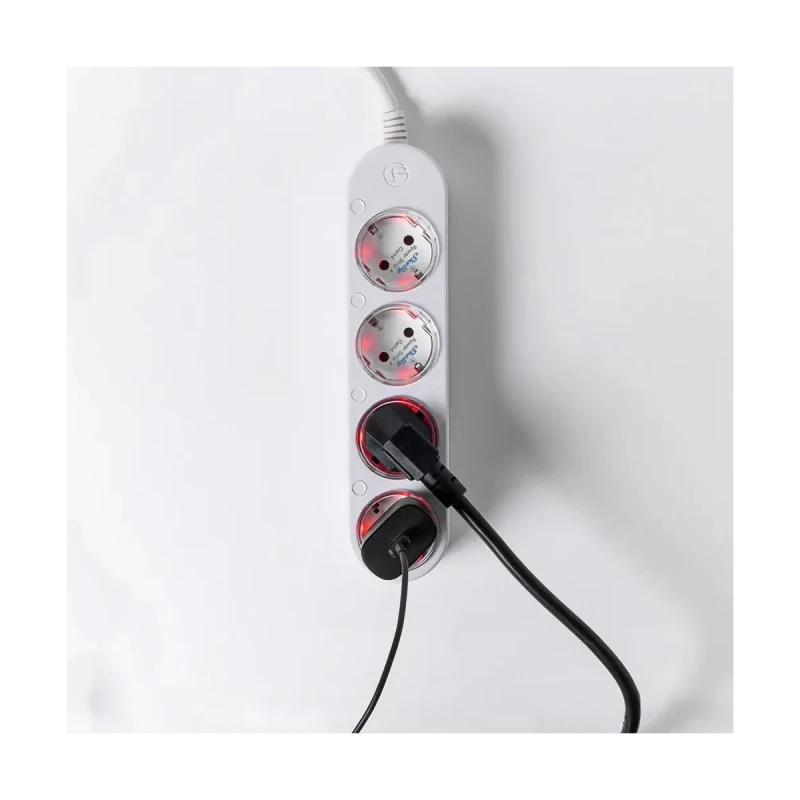 SHELLY POWER STRIP 4 GEN4 WHITE - Ciabatta intelligente con monitoraggio energetico