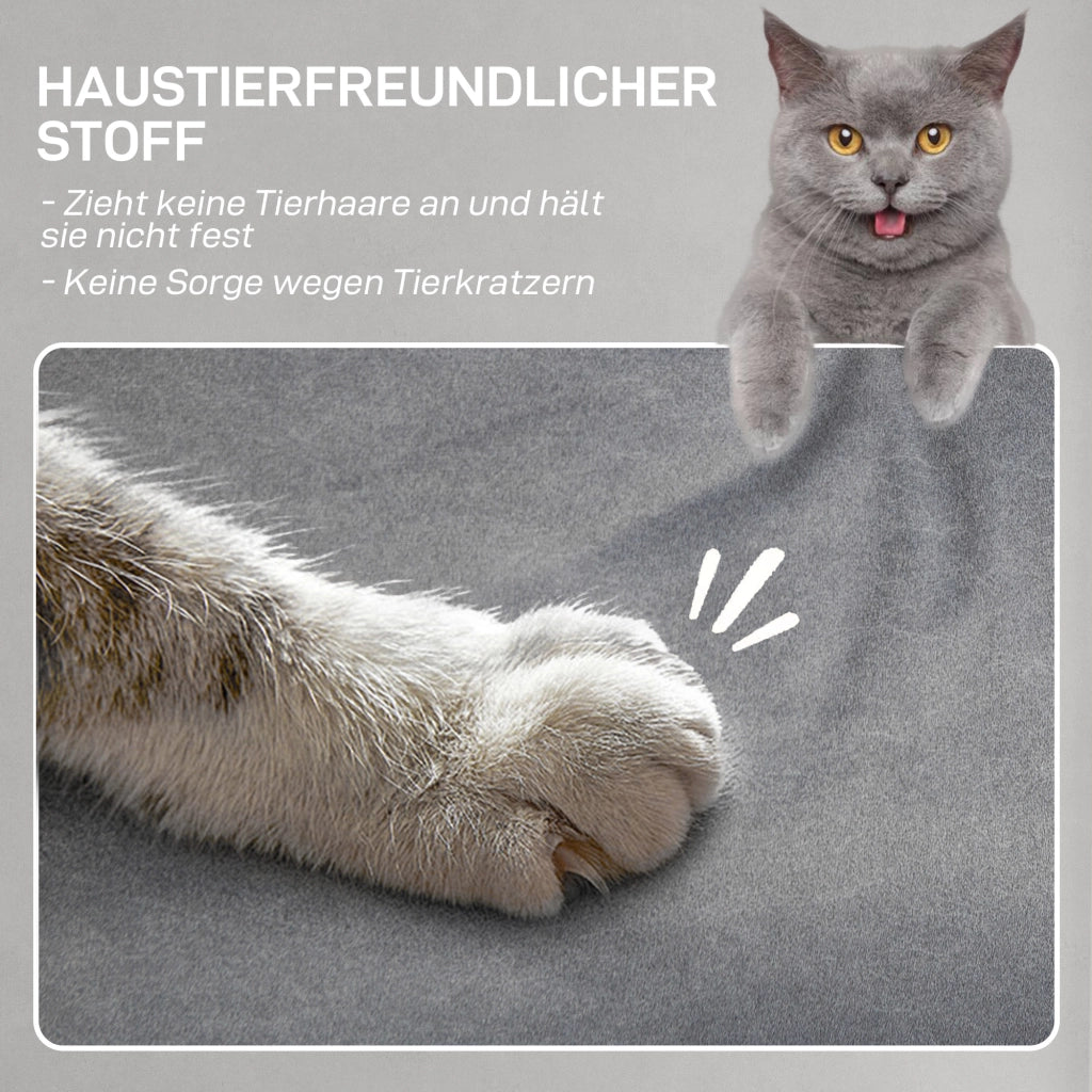 Poltrona relax elettrica reclinabile con funzione memory ¨C zephmum ¨C Tessuto grigio