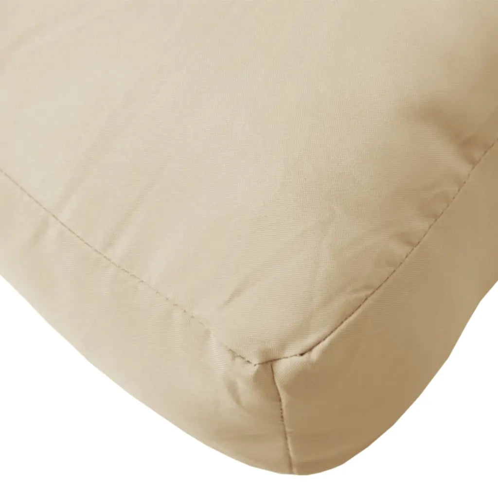 vidaXL Cuscino per Pallet Beige 60x60x12 cm in Tessuto