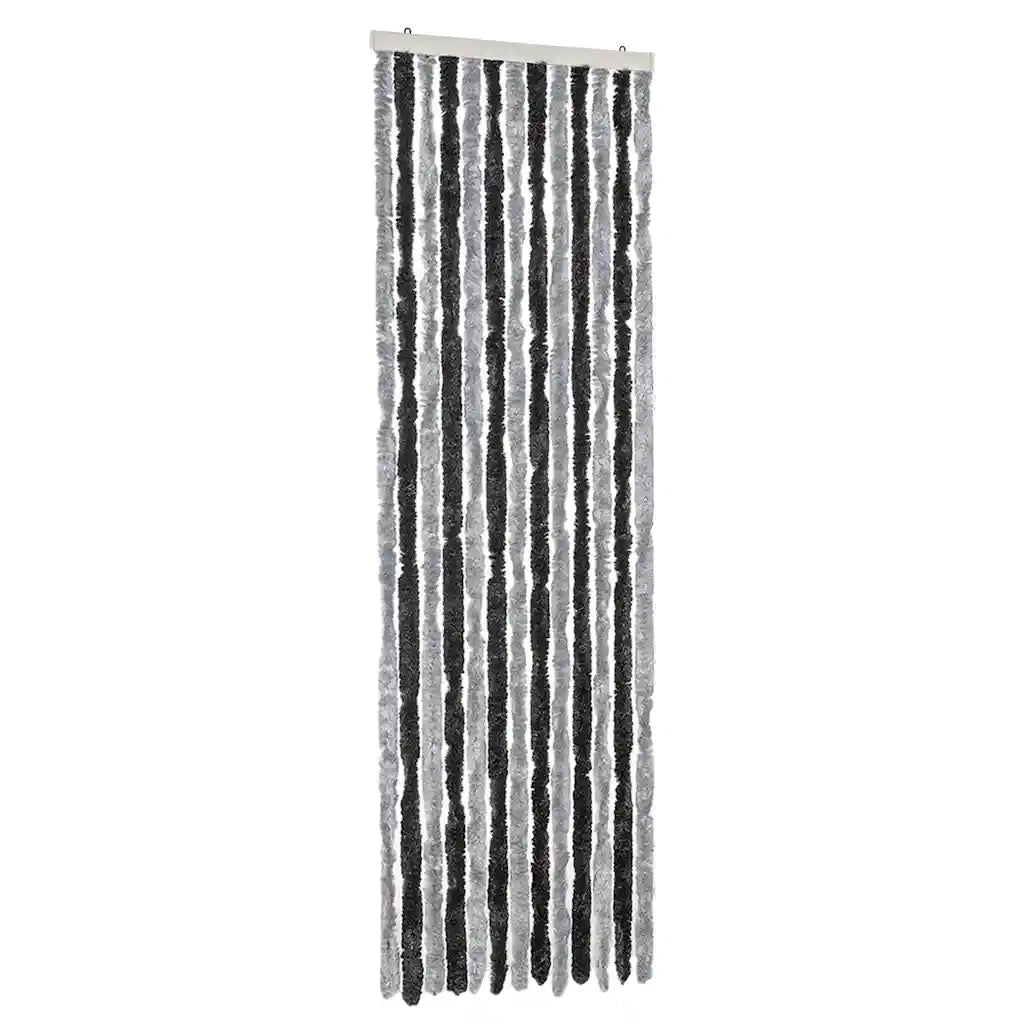Tenda Antimosche Grigia e Nera 56x185 cm in Ciniglia 377325