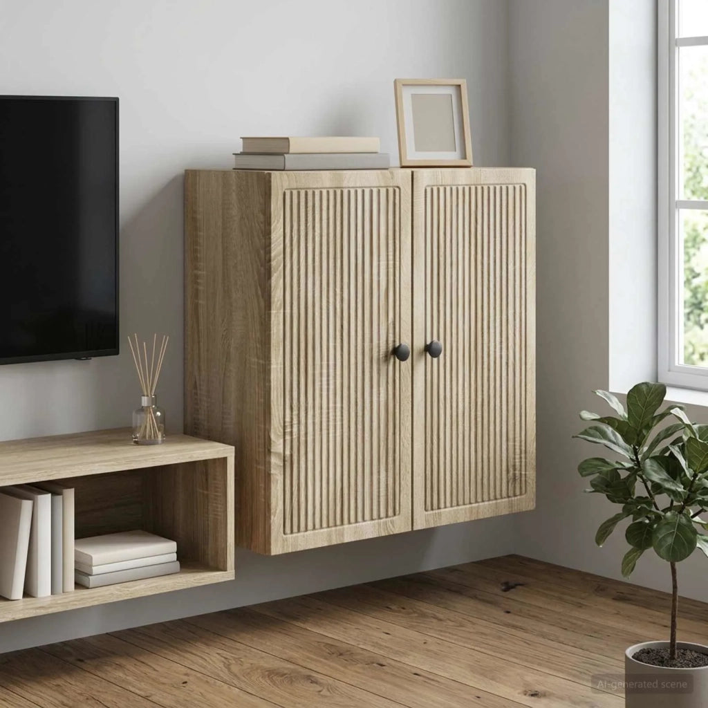 Mobiletto a muro Rovere Sonoma 59 x 31 x 60 cm 897897