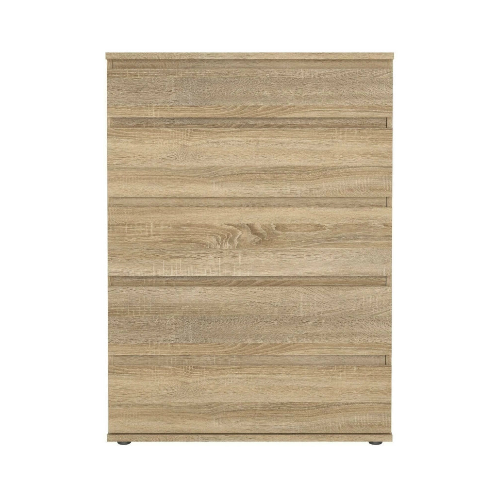 Cassettiera Arriba, Settimino multiuso, Comò camera da letto, Mobile con cassetti, 77x40 h107 cm, Quercia